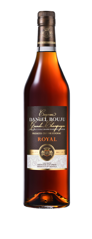 bouteille de cognac cuvee royal daniel bouju